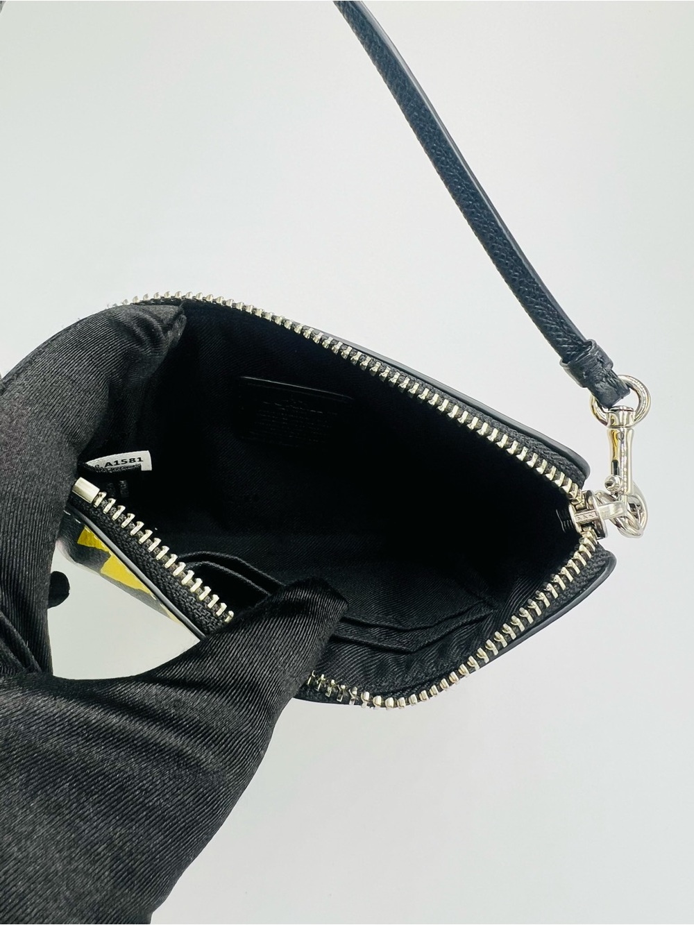 Coach Hawk Feather Wristlet - Picture 3 of 4